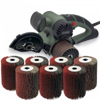 Restorer Brush Sanding Machine With Belt Sander Wheels For Wood And Metal